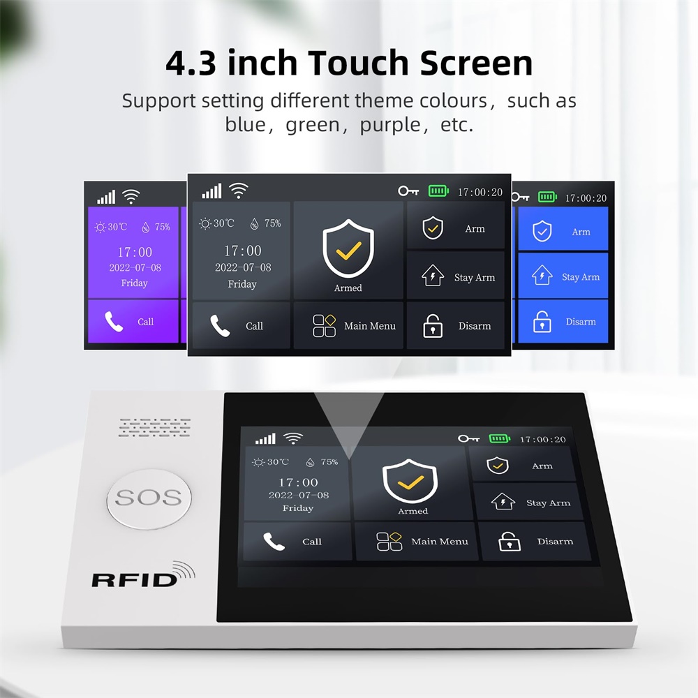 2.4G WIFI Akıllı GSM Alarm Sis - Smart Home Wiser incelemesi ve fiyatı
