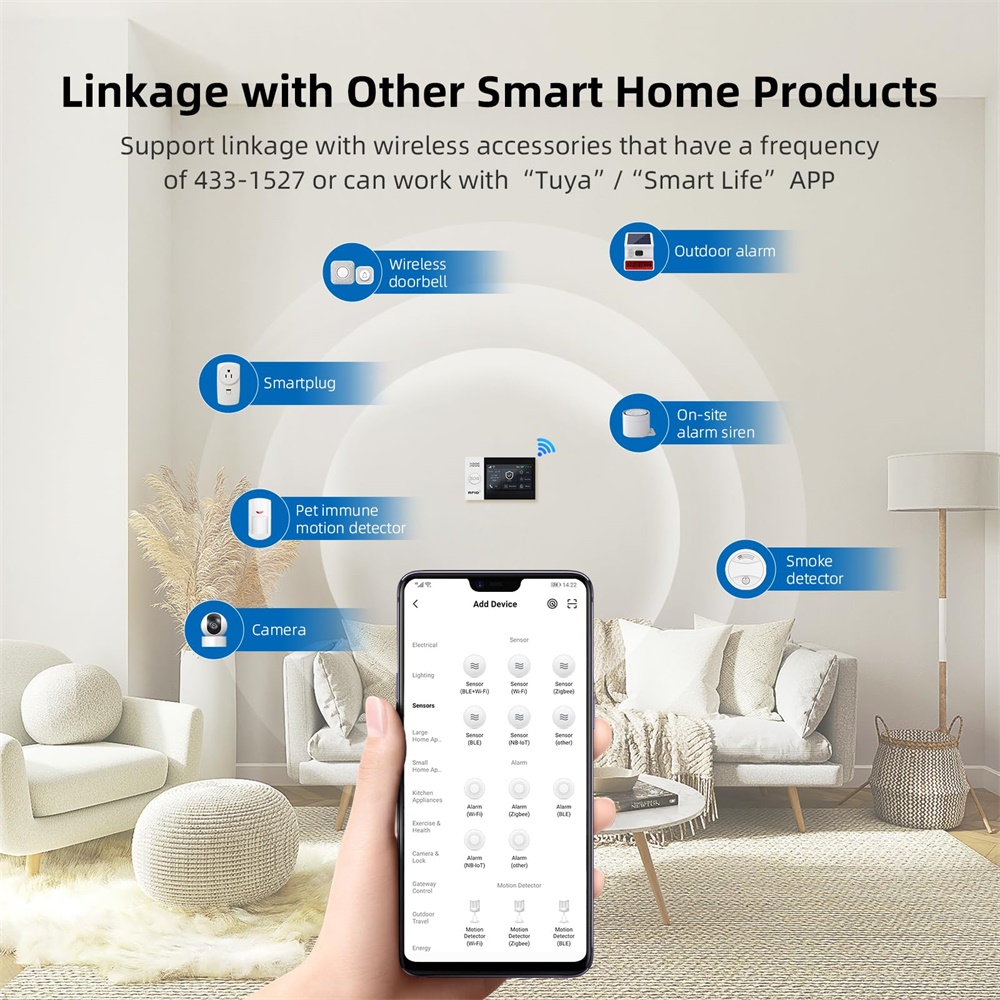 2.4G WIFI Akıllı GSM Alarm Sis - Smart Home Wiser incelemesi ve fiyatı