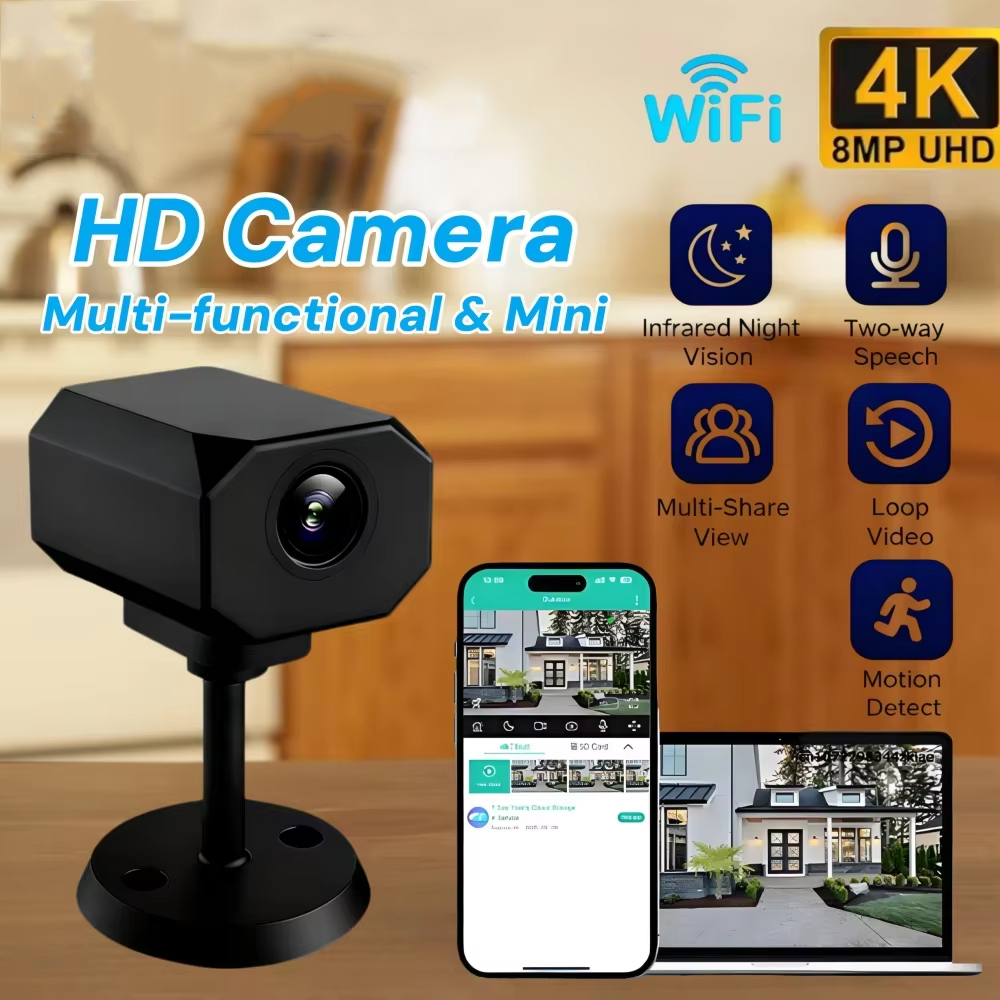 Ev İçin 4K HD WiFi Güvenlik Ka - Smart Home Video incelemesi ve fiyatı