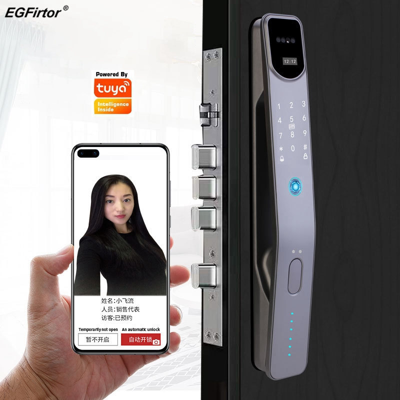 Tuya Wifi elektronik parmak iz - Smart Home Door Lock incelemesi ve fiyatı