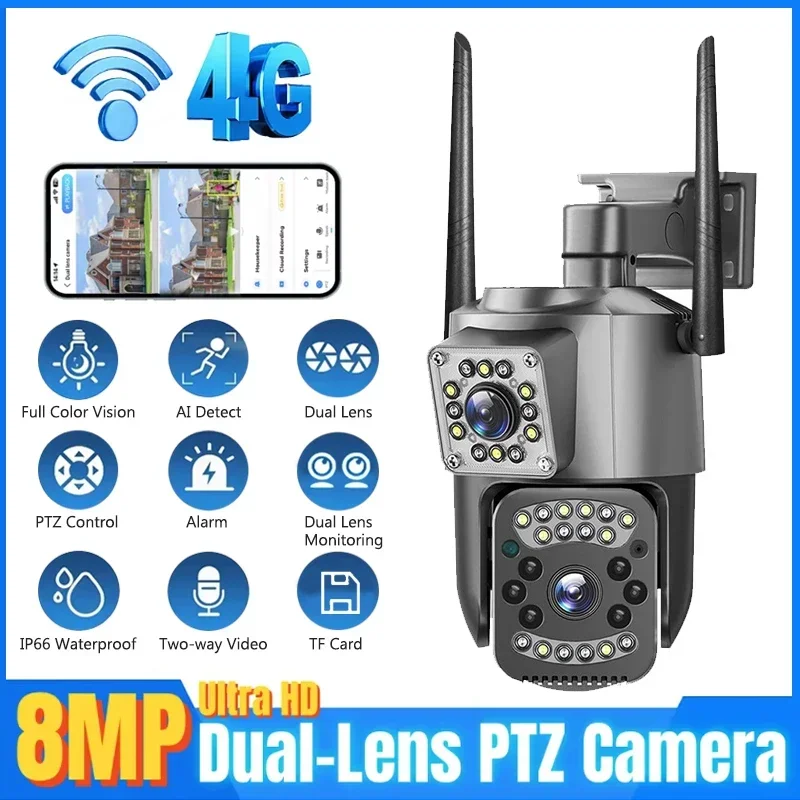 8MP WIFI IP Kamera 4K PTZ Çift - Smart Home Camera Ezviz incelemesi ve fiyatı