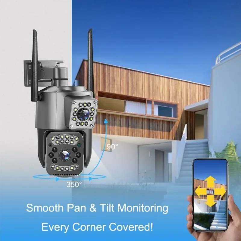 8MP WIFI IP Kamera 4K PTZ Çift - Smart Home Camera Ezviz incelemesi ve fiyatı