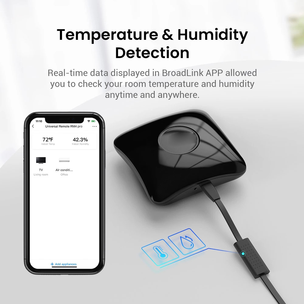 BroadLink RM4 Pro RM4+ HTS2 Ve - Universal Remote Smart Home incelemesi ve fiyatı