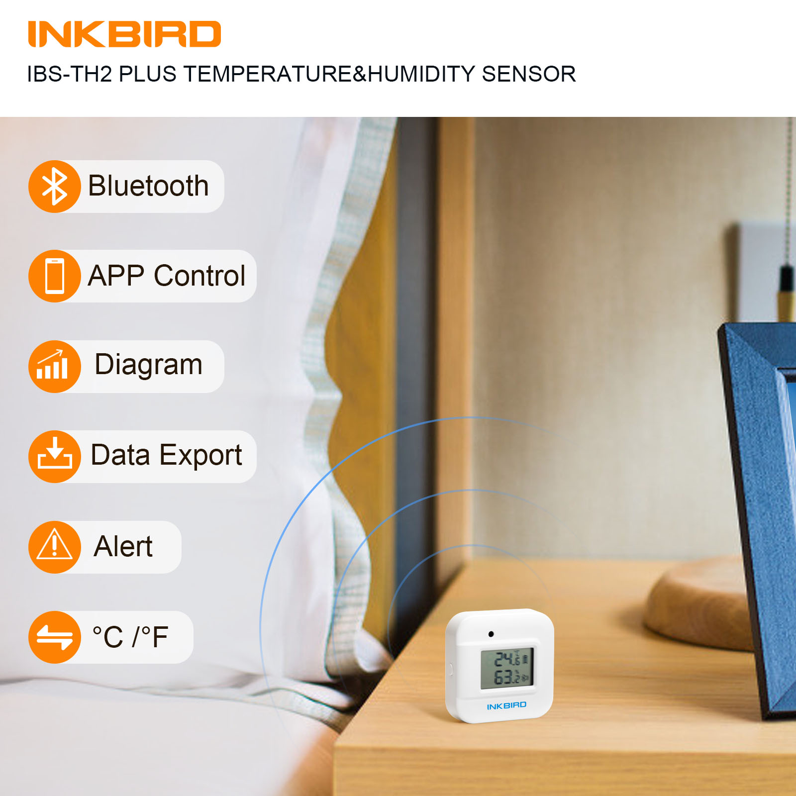 INKBIRD IBS-TH2 artı Bluetooth - Smart Home Plus incelemesi ve fiyatı