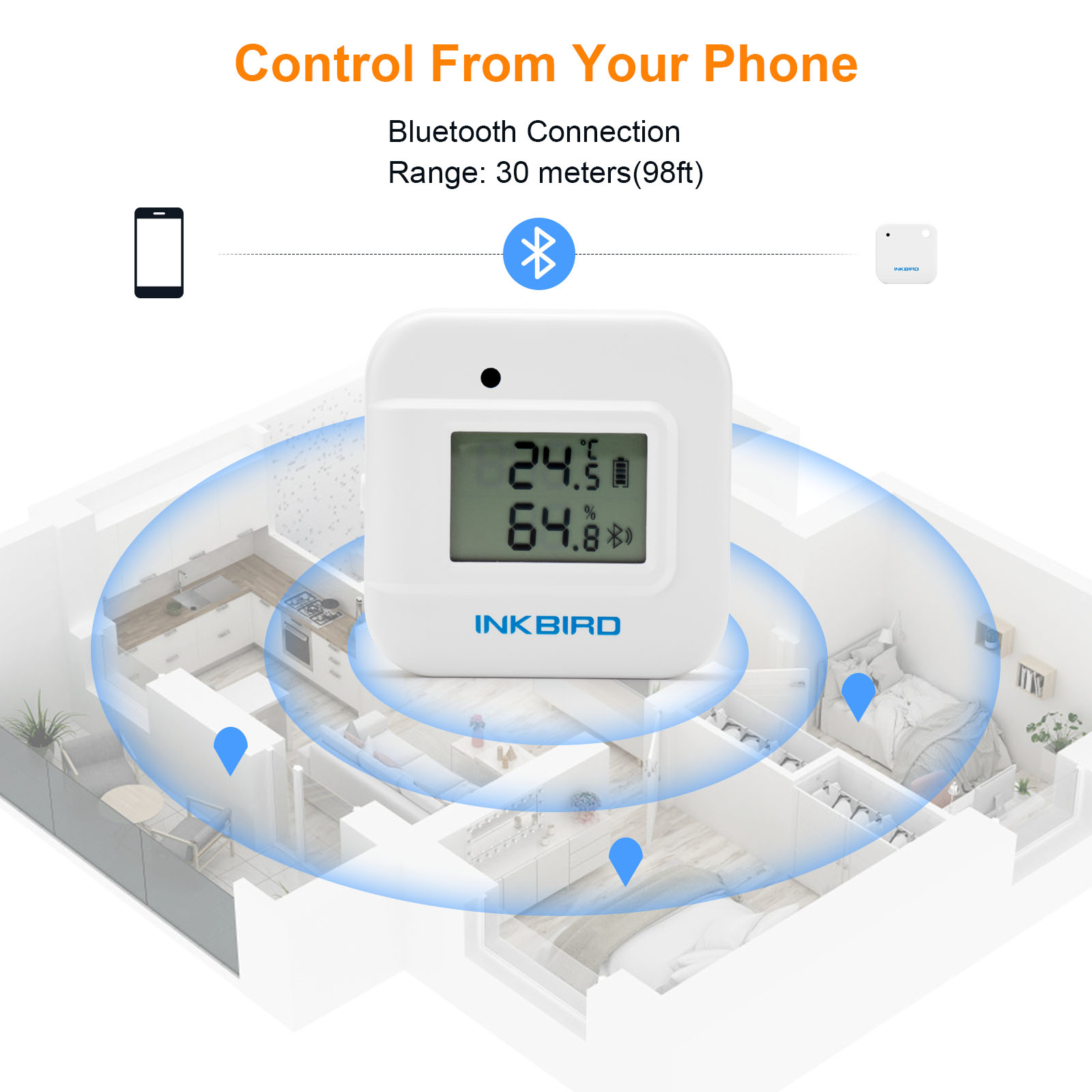 INKBIRD IBS-TH2 artı Bluetooth - Smart Home Plus incelemesi ve fiyatı