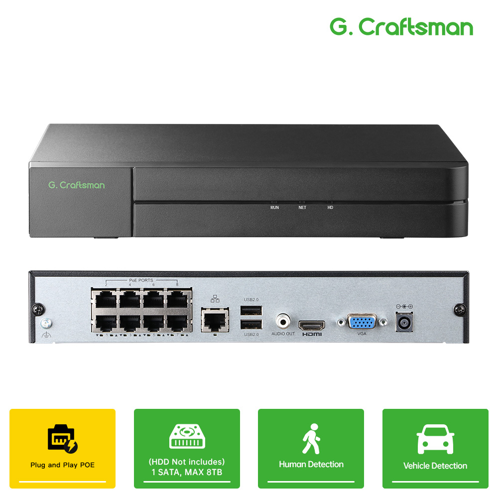 C-U,8CH POE Ağ Video Kaydedici - Smart Home Microsoft incelemesi ve fiyatı