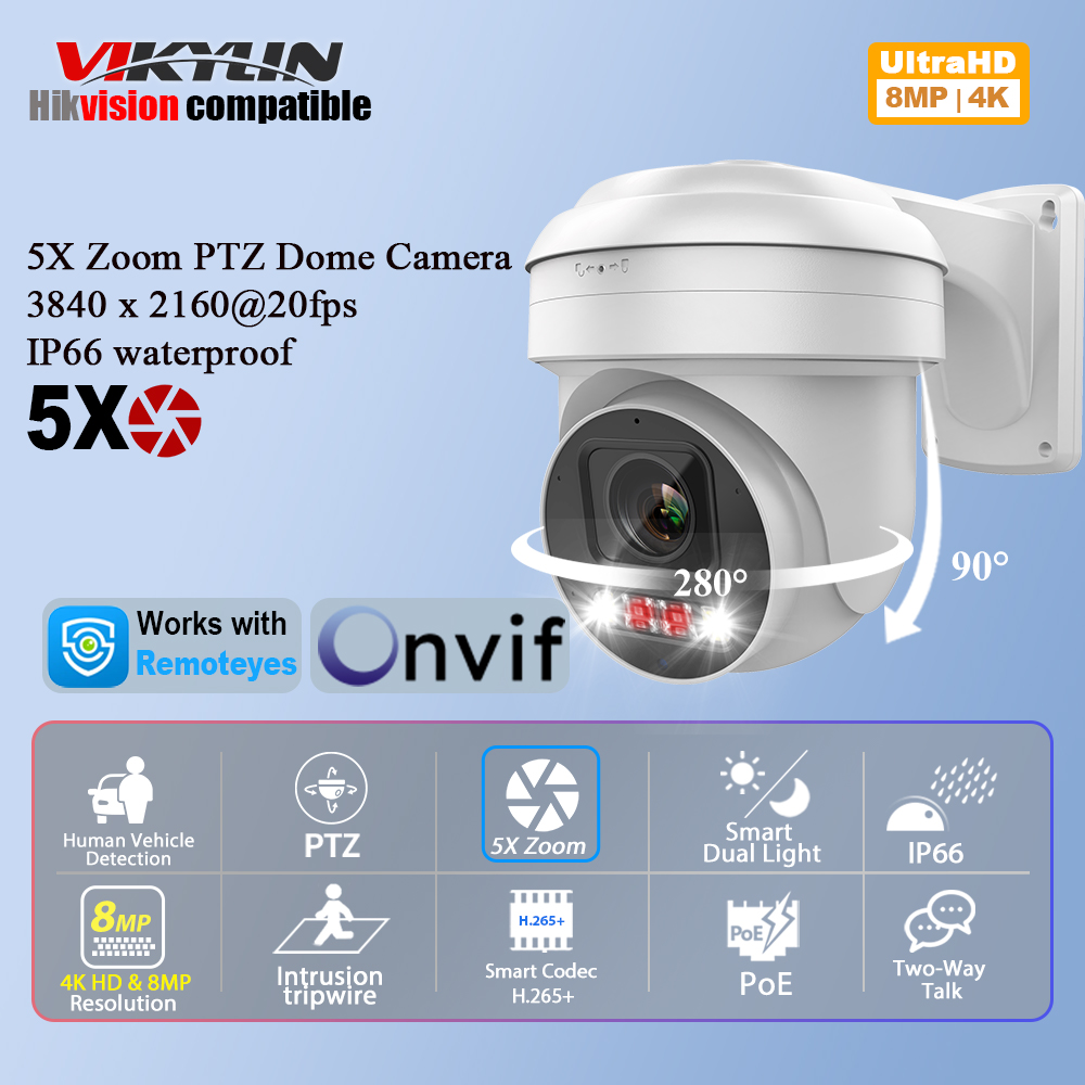 Vikylin 8MP IP Güvenlik Kamera - Smart Home Microsoft incelemesi ve fiyatı